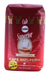 Empaque de Café León Superior